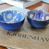 Royal Copenhagen Tenera faience bowls by Kari Christensen, the second bowl of the pair