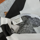 Marimekko Joonas cushion cover, close view of the mark and material