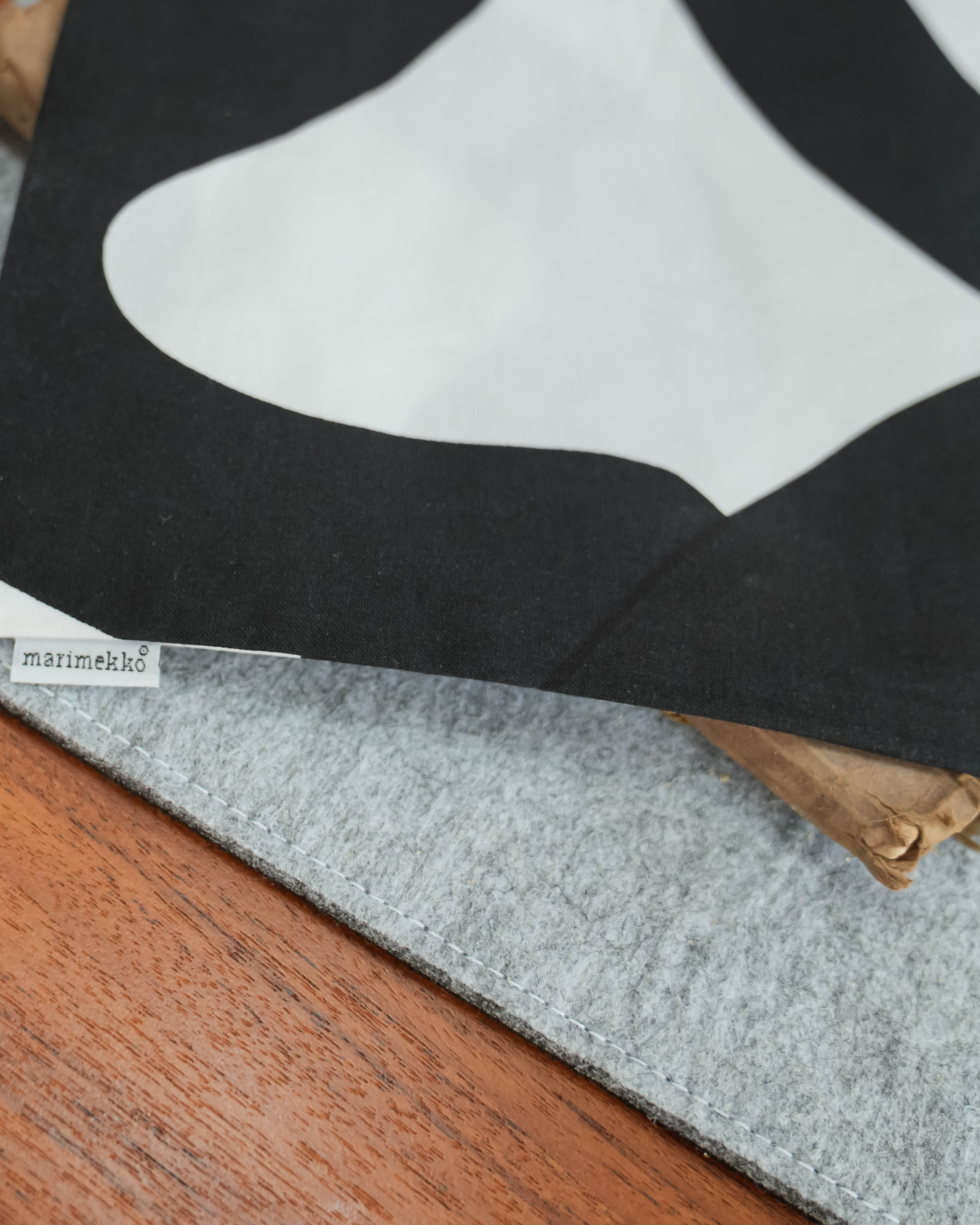 Marimekko Joonas cushion cover, in use